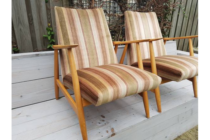 Werkelijk rek Ministerie Vintage fauteuils Deens design - Sfeerderij Veldhoven