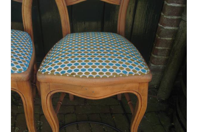 Antieke biedermeier eetkamerstoelen